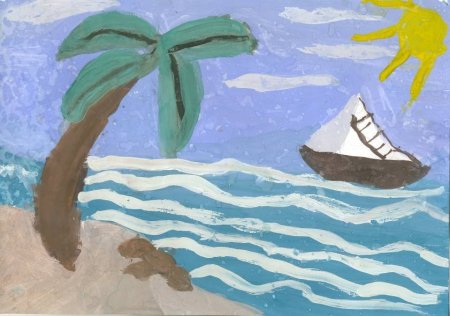 Рисунок на тему море