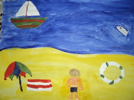 Рисунки на тему море для детей