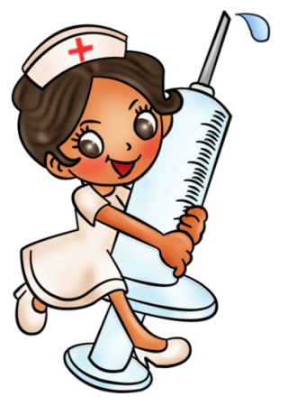 Медсестра с прививкой