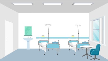 Мультяшная палата в больнице