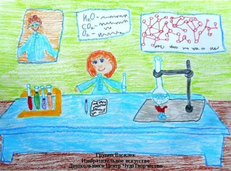 Детский рисунок на тему изобретатель