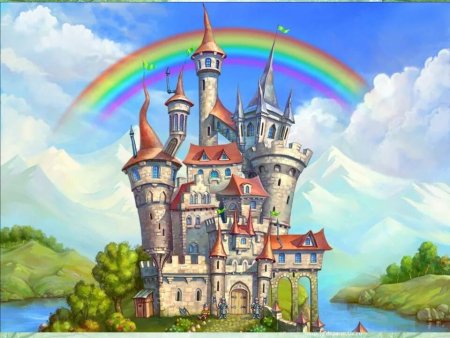 Раскраска замок