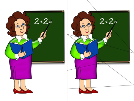 Детские рисунки учителя