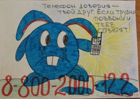 Рисунок на тему телефон доверия