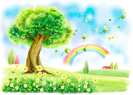 Красивое сказочное дерево