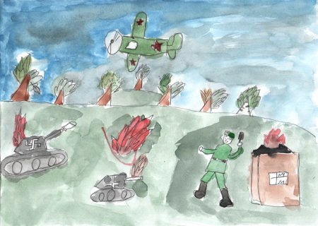 Военные рисунки для детей