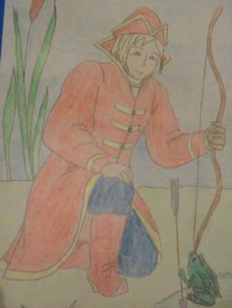 Рисование царевича для детей