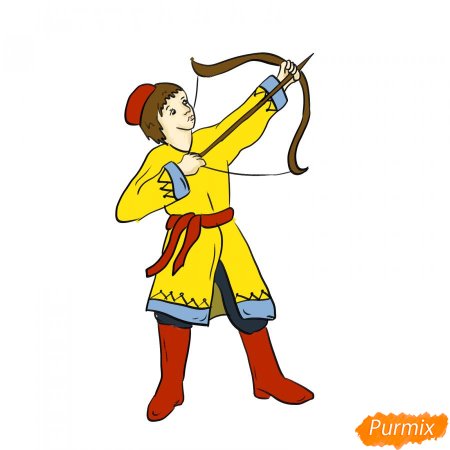 Рисование героев сказки Царевна лягушка в подготовительной группе