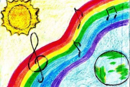 Радужные рисунки