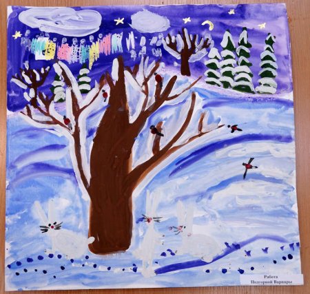 Конкурс рисунков Зимушка зима