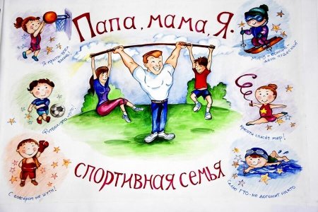 Мама папа я спортивная семья