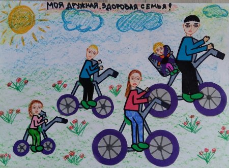 Спорт в моей семье рисунки
