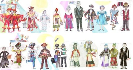 Костюмы разных народов