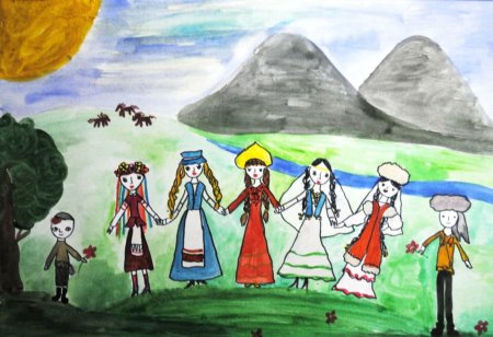 Рисунок на тему народы России