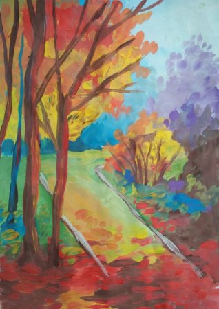 Палитра осени рисунки