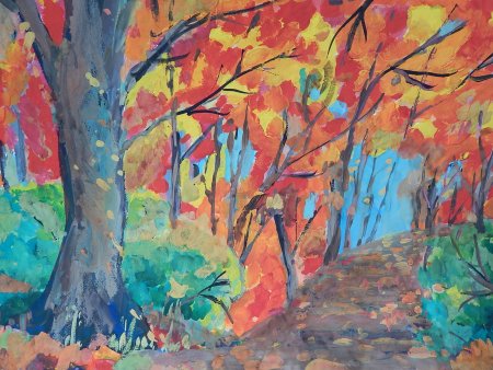 Осенняя палитра рисунок