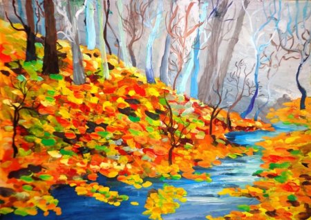 Рисунок на тему осень