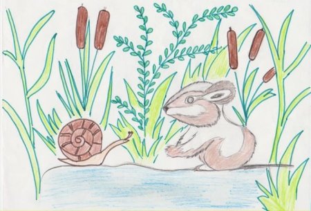 Бианки мышонок пик рисунок