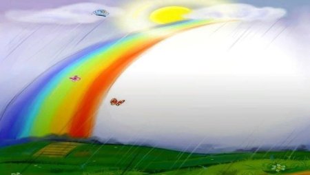 Сказочная Радуга на небе