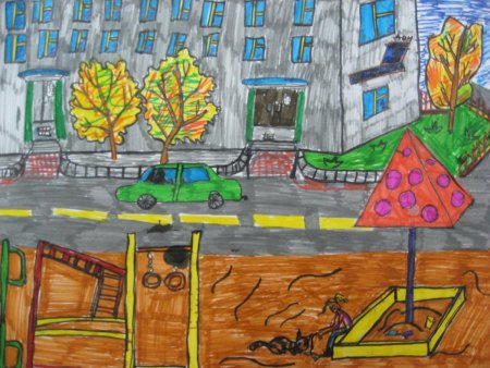 Рисование наша улица