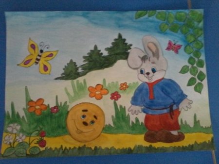 Рисование сказки Колобок