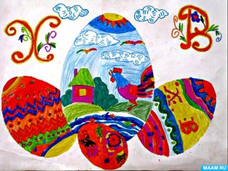Рисование с детьми Пасха