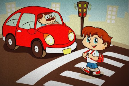 Рисунок на тему правила дорожного движения