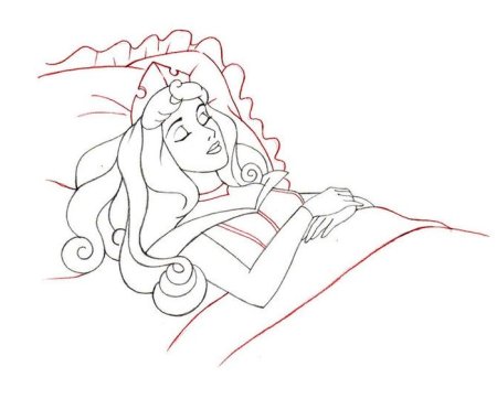 Ш Перро спящая красавица раскраска