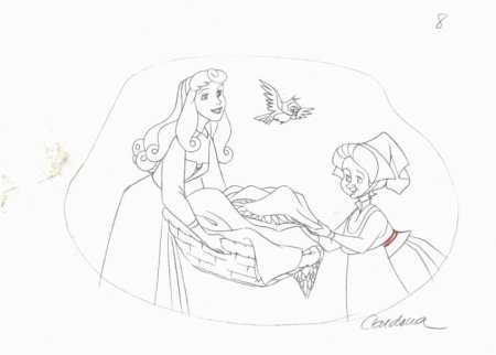 Рисунок к сказке спящая Царевна