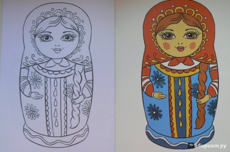Матрешка по изо