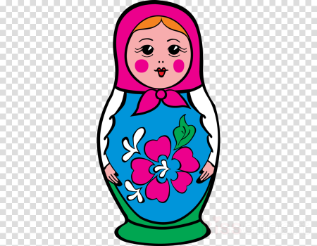 Изображение матрешки цветное