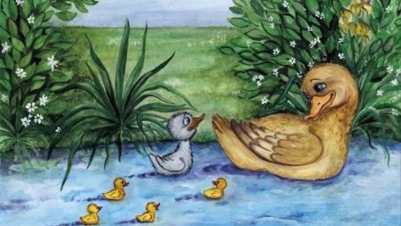Рисунок из сказки Снежная Королева