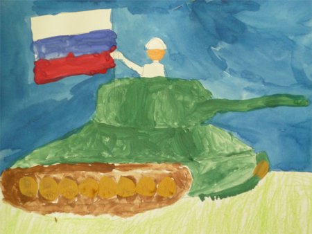 Рисунок на 9 мая