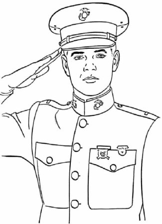 Солдат раскраска для детей