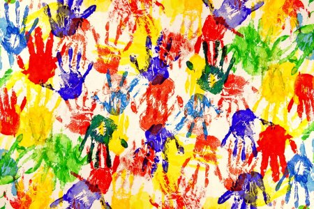 Разноцветные ладошки