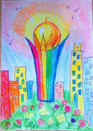 Рисунок мой Казахстан