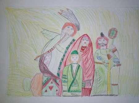 Рисунки по мотивам башкирских сказок