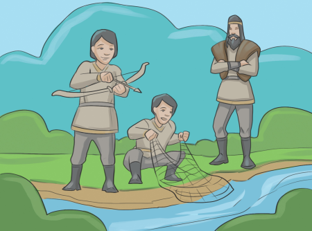 Иллюстрация к эпосу Урал батыр