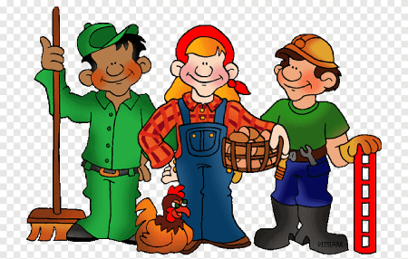 Труд мультяшный