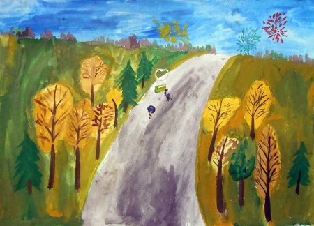 Конкурс рисунков осеннее настроение