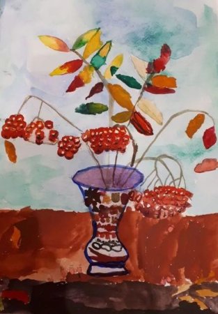 Осенний натюрморт для детей