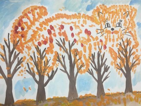 Рисование для детей 5-6 лет осень