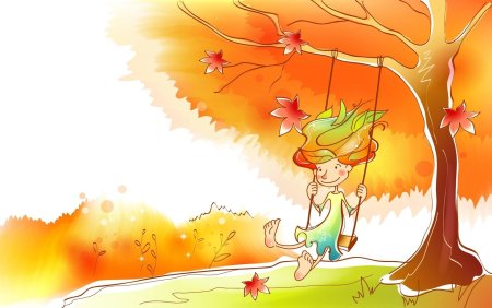 Необычные осенние рисунки