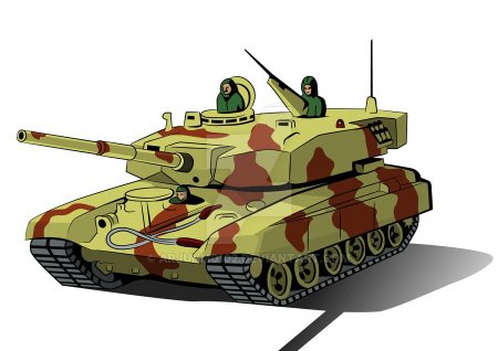 Военный танк для детей