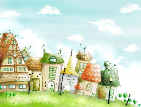 Мультяшные домики
