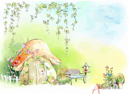 Сказочные фотообои для детской