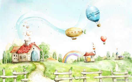 Сказочные обои для детской