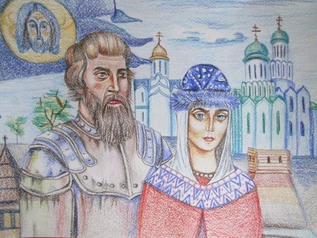 Князь Владимир и княгиня Ольга иллюстрации