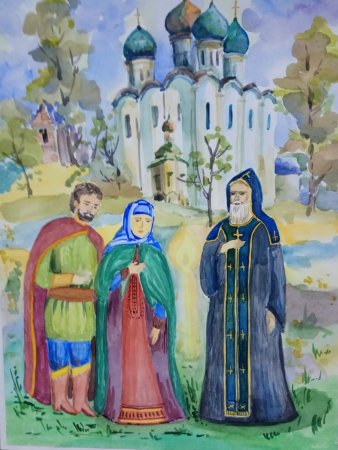 Дмитрий Донской и Евдокия Московская