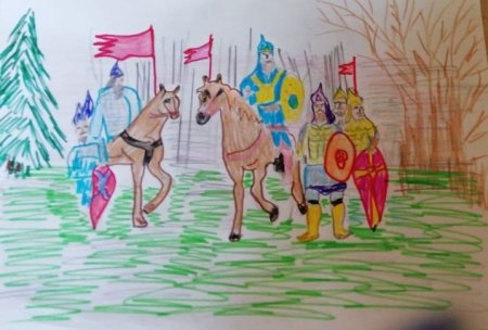 Один из эпизодов Куликовской битвы